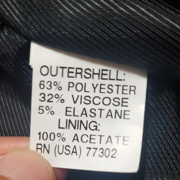 Zara FRF Collection Dark Grey Blazer--Single Button, Zippered Pockets,Size Small - Picture 4 of 7